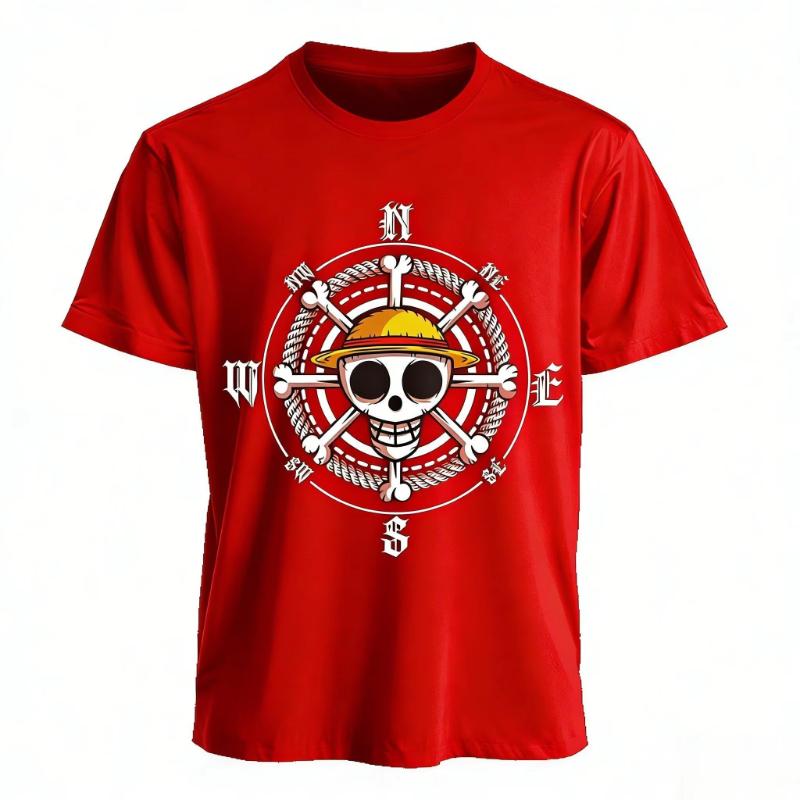 One Piece Anime T Shirt Men Women Cotton Short Sleeve Summer 2026 Casual Streetwear Graphic Tee Crewneck Manga Print Tops Y2k