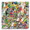 55pcs Cartoon Animal Parrot Stickers for Water Bottles, Planners, Laptops, and Stationery. Waterproof Graffiti Decals.