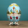 European Style Automatic Toothpick Box Fashion Metal Vintage Toothpick Holder Toothpick Dispenser Box Home Decoration New Design