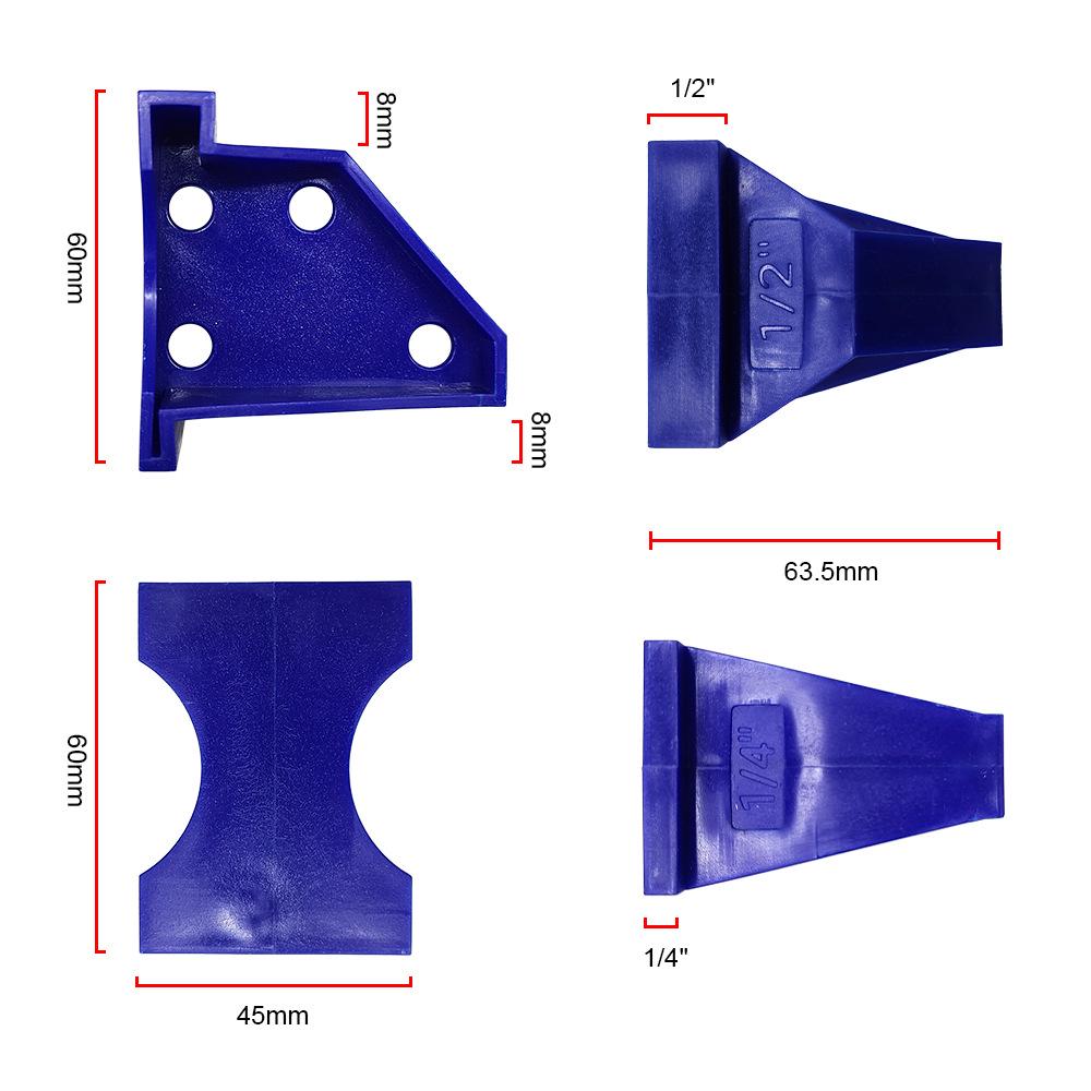 Imperial 20-Piece Blue Double-Headed Wood Floor Installation Spacer Set