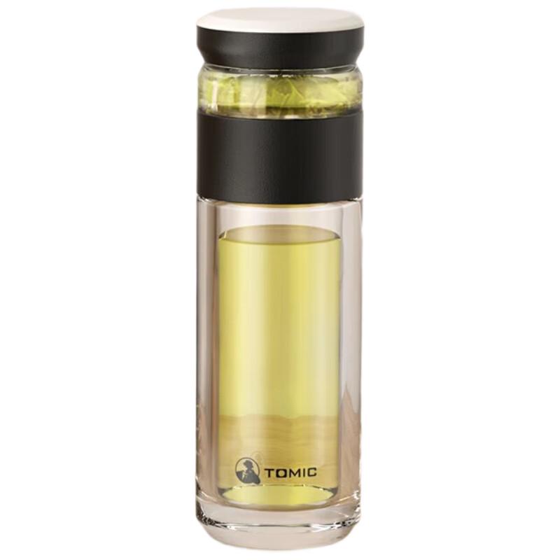 Temike Double Wall Tea Infuser Glass Bottle