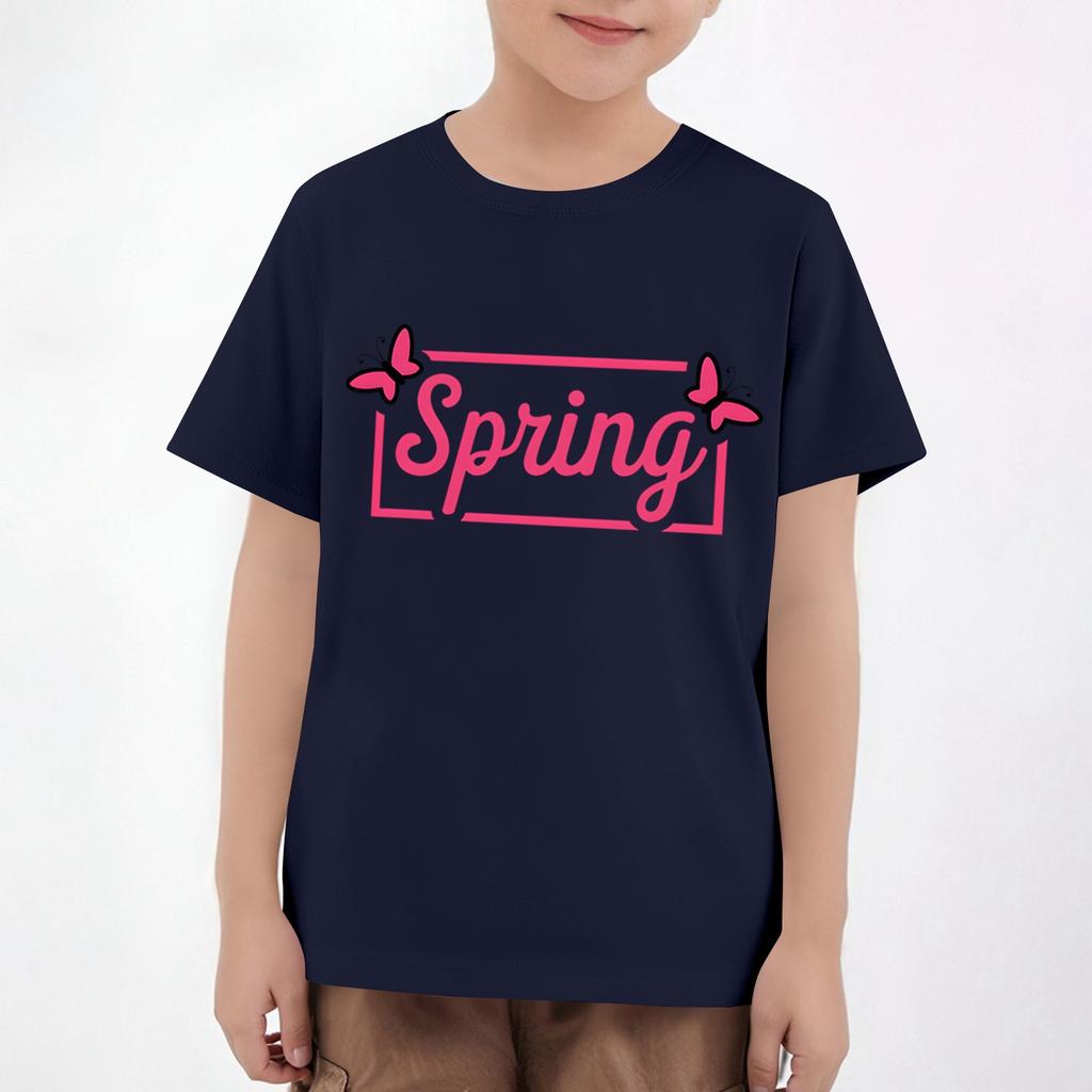 Ostern Kinder Hals Kurzarm Print Top