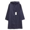 MACKINTOSH LM-015B Navy 100% Linen Hooded Coat Coat 34 NavyUsed