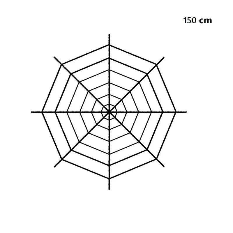Halloween Spinnennetz Simulation große schwarze Spinne Dekoration Bar Szenenlayout Requisiten Partydekoration Rasenszenerie Heimdekoration