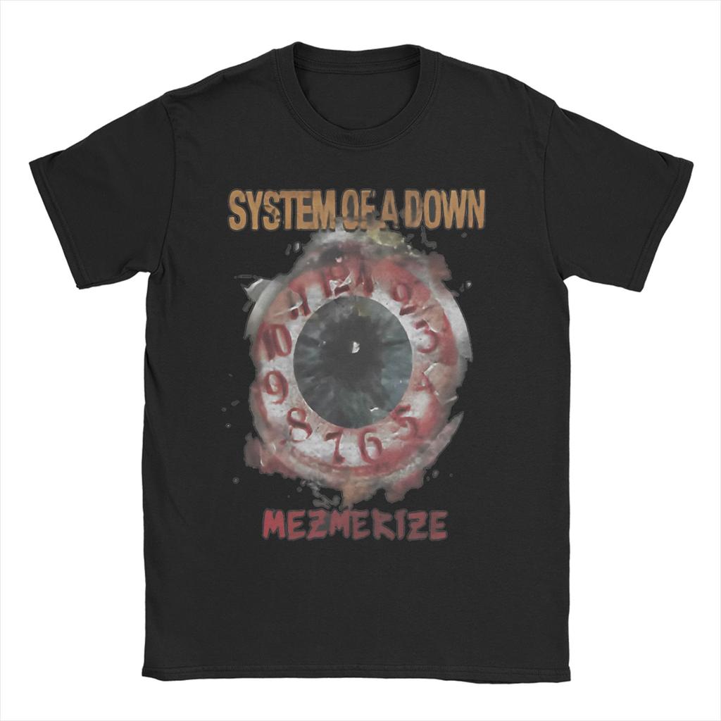 Proud Band System Of A Down for Men Women T Shirt Metal Music Tee Shirt Short Sleeve Crew Neck TShirt 100 Cotton Clothes