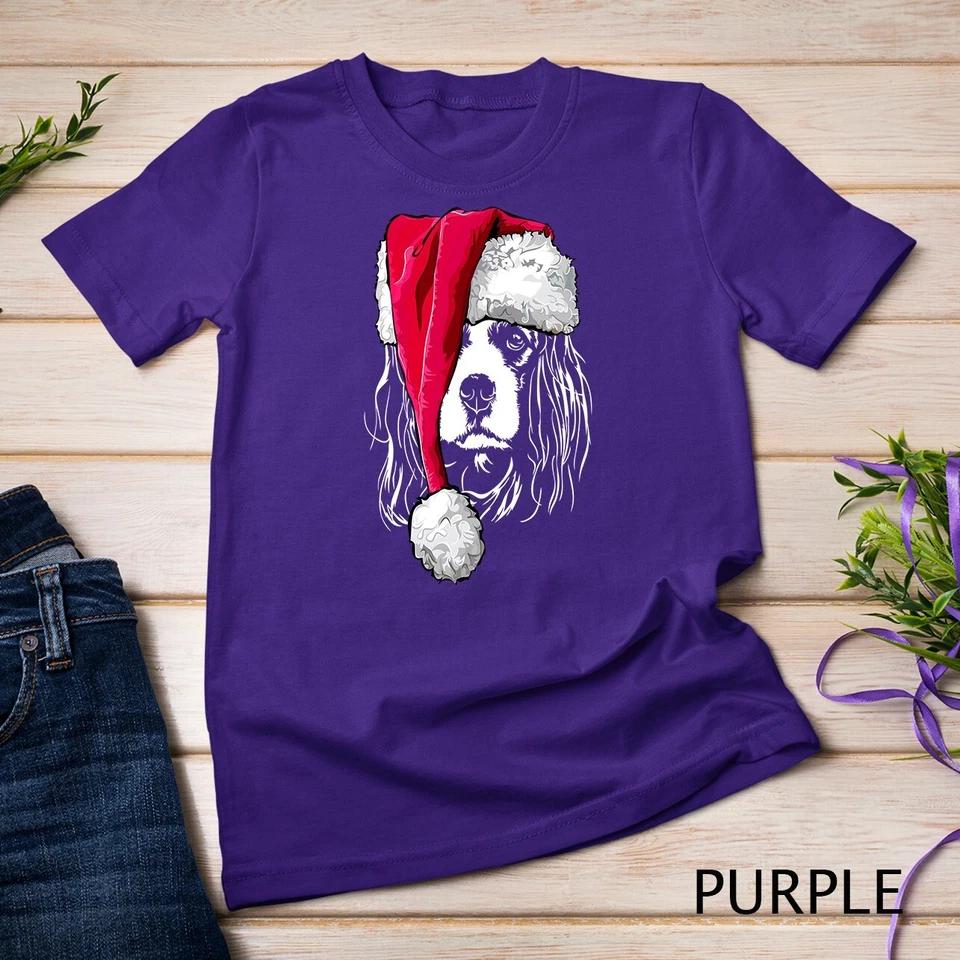 Funny Cavalier King Charles Spaniel Christmas Unisex T-shirt 6 2XL