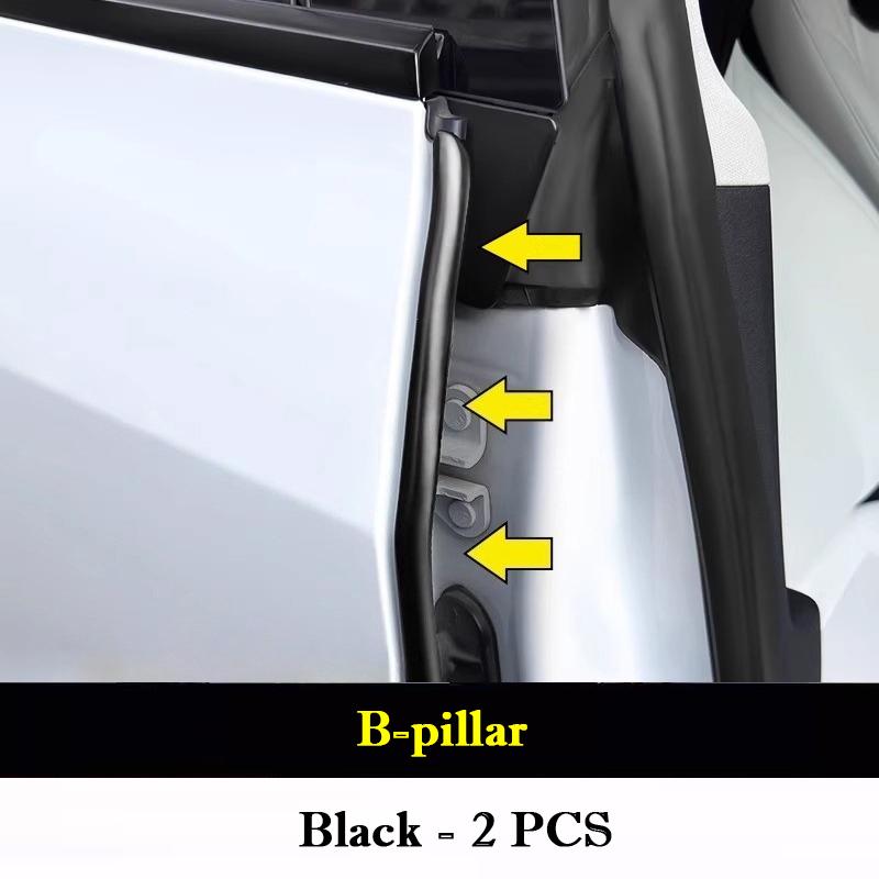 For BYD Seagull Dolphin Mini Surf Car Door Edge Seal Strip Rubber B-Pillar Weatherstrip Waterproof Soundproof Auto Sealant Strip