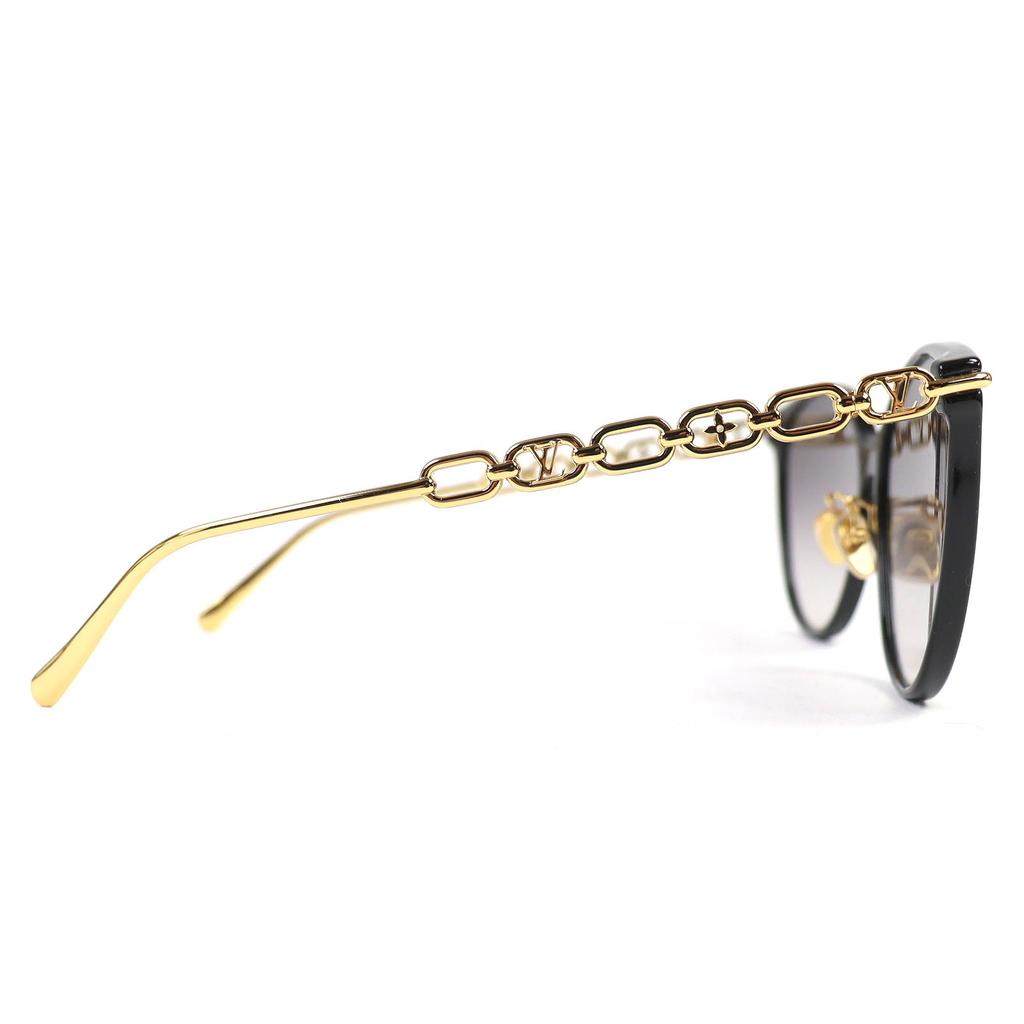 Vynikajúce slnečné okuliare LOUIS VUITTON Okuliare My LV Chain Two Mačacie oko Z2826U Použité