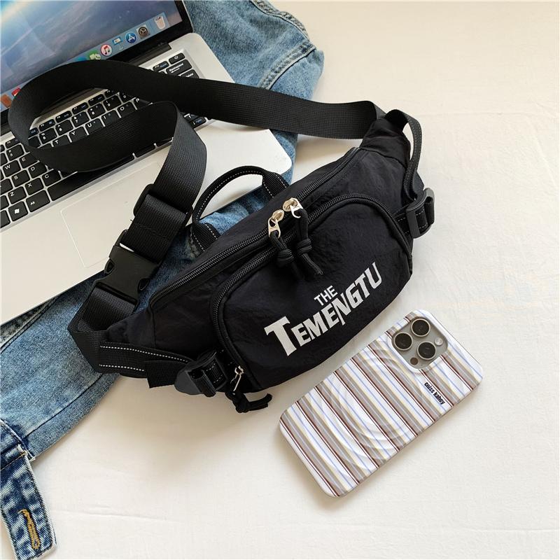 Women's Sport Chest Bag Letter Printed Crossbody Bag