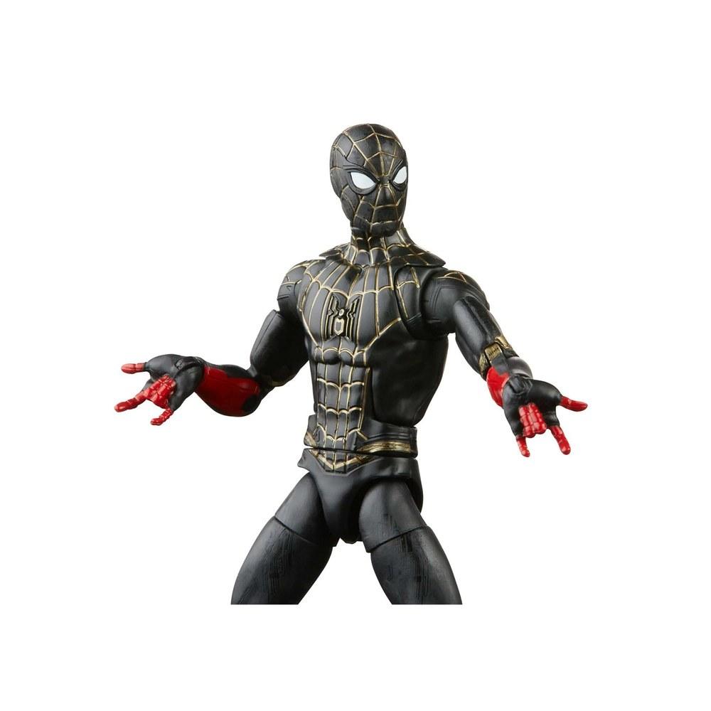 Hasbro Marvel Legends Spider-Man No Way Home Black and Gold Suit 6-Inch Action Figure F3019 Build-A-Figure Parts