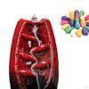 Burner Holder Ceramic Flowing Back Censer with 50 Cones