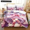 3D Print Anime Angel Beats Bedding Set Duvet Cover Bed Set Quilt Cover Pillowcase Comforter king Queen Size Boys Adult Bedding