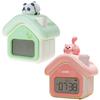 Intelligent Wake Up Device 3 Alarms Clock Adjustable Multifunction Gentle Backlight Display for Students Professional