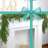 Christmas Garland Realistic Artificial Norfolk Pine Garland Real Touch Garland Christmas Decorations for Mantle Stairs Fireplace