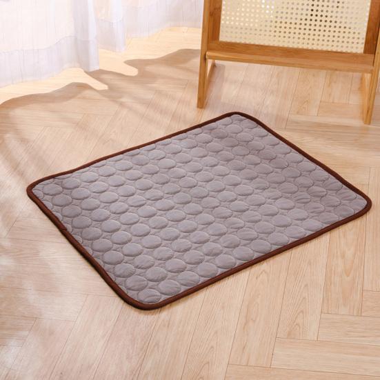 Pet Ice Silk Cooling Mat, Summer Self Cool Pad for Dogs Cats, Washable Pet Sleeping Pad for Crate, Bed, Indoor Outdoor Floor