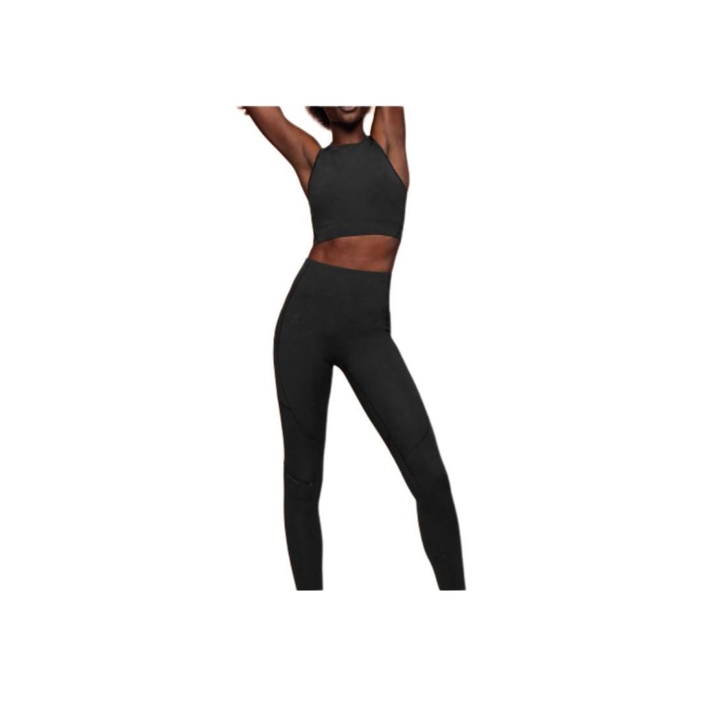 On Movement Tights Lg 2 Solid High-Waisted Nine-Point Sports Pants Women Tights Black 1WE11900553