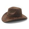 Style Mens Wool Felt Fedora Hat With Wide Brim For Vintage Party Wear