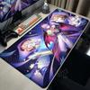 Genshin Impact Columbina Durin Tapis de Souris Anime Tapis de Souris Accessoires Gaming pour Ordinateur Portable Tapis de Souris Grand Tapis de Bureau Tapis pour Clavier d'Ordinateur