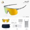 ALTALIST KAKU SP5 Photochromic Lenses (Crystal Smoke Frame Gold Mirror Lens)