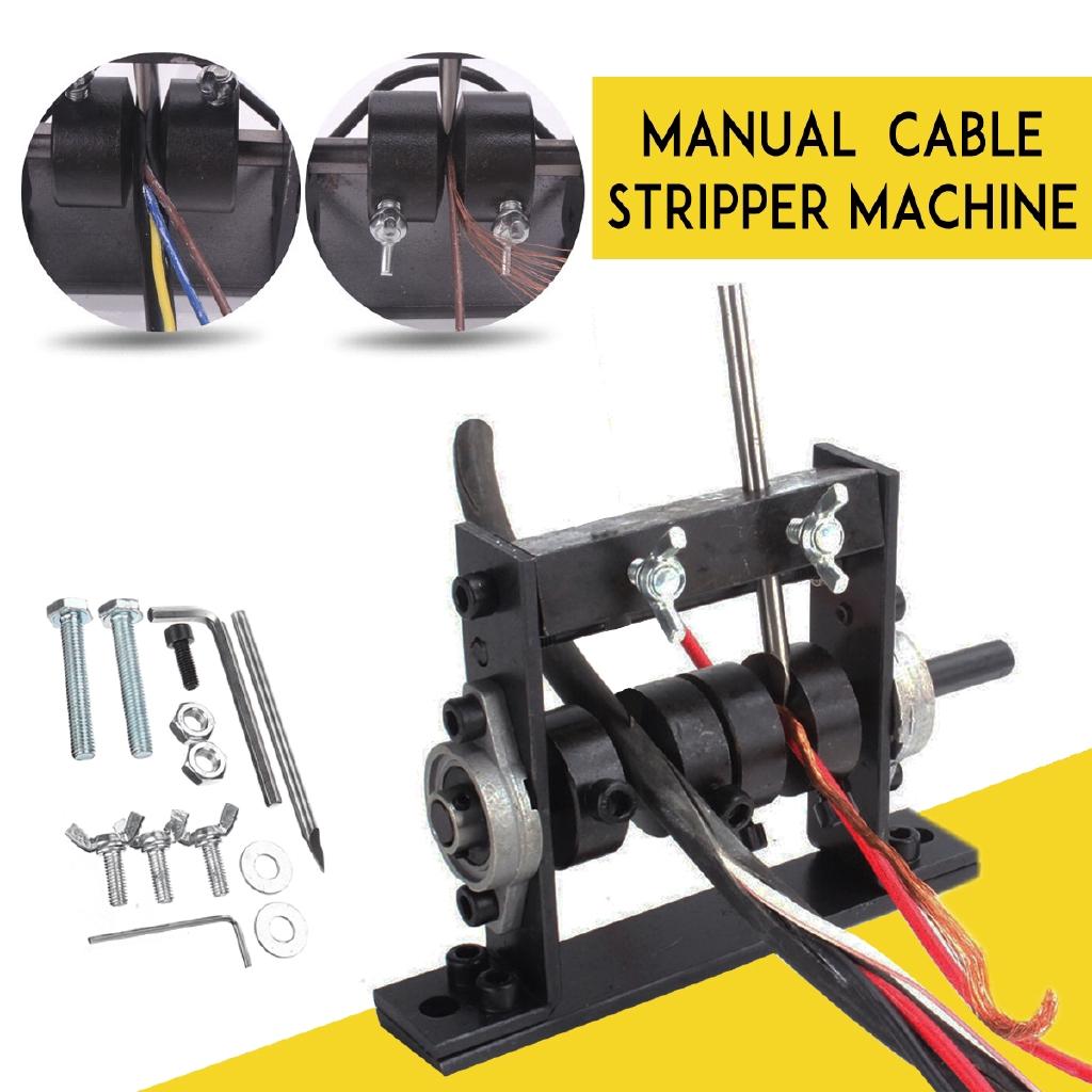 Cable Scrap Recycle Copper Wire Stripper For 1-30mm Wire Manual Wire Cable Stripping Peeling Machine