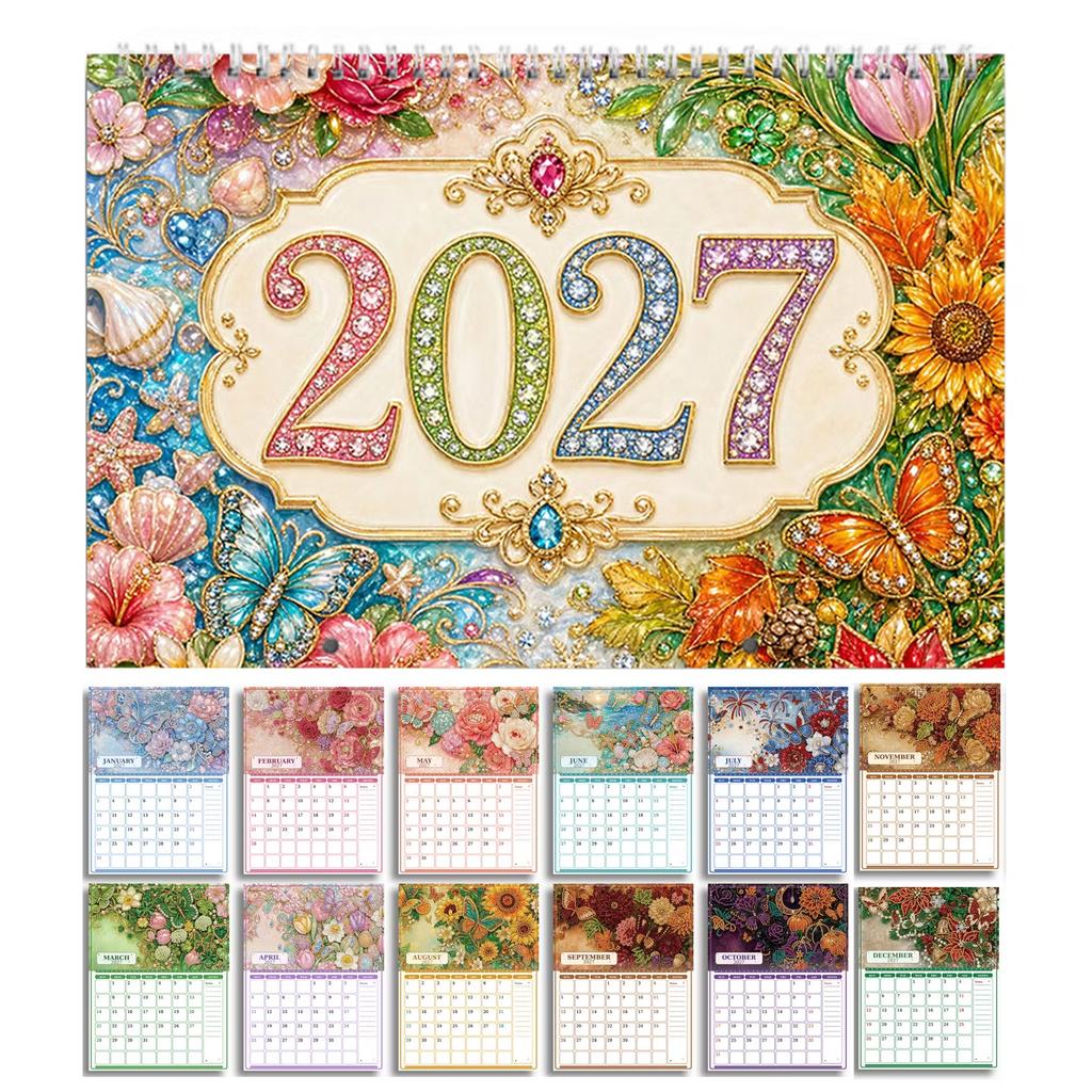 2027 Seasonal Wall Calendar 15 Inches