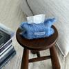 Plush Tissue Box Hanging Napkin Bag Cute Camlet Decoration Household Nordic Paper Storage Holder Bedroom Towel Organizer Case