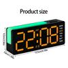 Digital Alarm Clock for Bedroom Desk Clock for Living Room Bedroom with Large Number,Dimmer,Loud Alarm Day of Week
