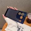 Full Cover Plating Grid Heat Dissipation PC Case With Lens Film For Vivo iQOO 12 Pro Back Shell Protector