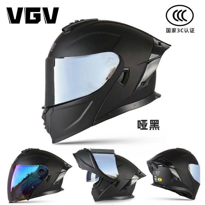 Full Face Motorcycle Helmet With Flip-Up Visor DOT CCC Certified Adult Men Breathable ABS Street Riding