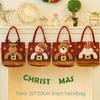 Santa Claus Snowman Deer Christmas Gift Bag for Childrens Candy Presents Holiday Party Favor Decorative Handbag
