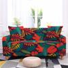 Colorful Leaves Printing Elastic Sofa Cover For Living Room All Inclusive Stretch Couch Cover Cushion Cover Big Sofa Funda Sofa