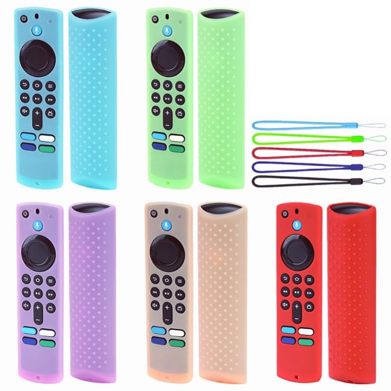 Silicone Remote Cover Shockproof Design AntiScratch NonSlip Grip for TV Stick 3rd Gen/4K Remote Shell Cover Case