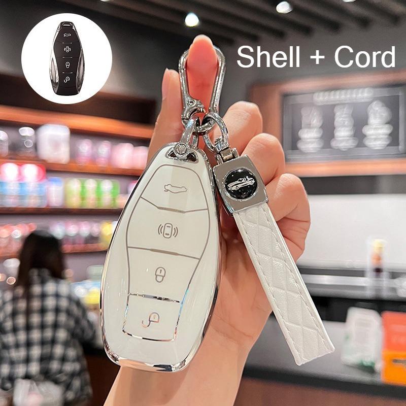 4 Buttons Protection Shell Car Remote Key Case Cover for FAW Hongqi H5