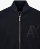 Armani Exchange Men'S Embroidered Logo Two-Way Zip-Up Blouson_Navy A414310018