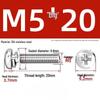 304 Stainless Steel Phillips Pan Head Combo Screw with Flat and Spring Washers