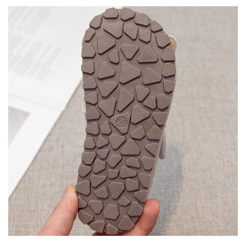 Korean Style Double Bow Princess Shoes Autumn New Style Girls Soft Bottom Non-slip Leather Shoes