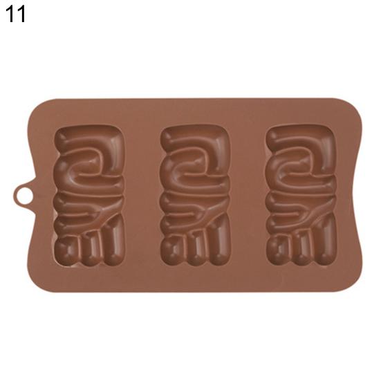 Sjokoladeform Block Dots Design Varmebestandig silikongodteri kjeksformpanne