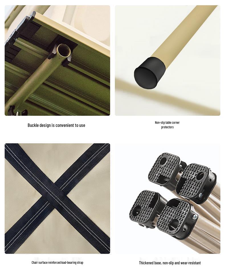 Portable Outdoor Folding Table: Lightweight, Height-Adjustable, Roll-Up Camping Essential