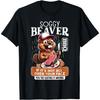 ZisZor Soggy Beaver Barbecue BBQ Dirty Funny Humor Beaver T-Shirt