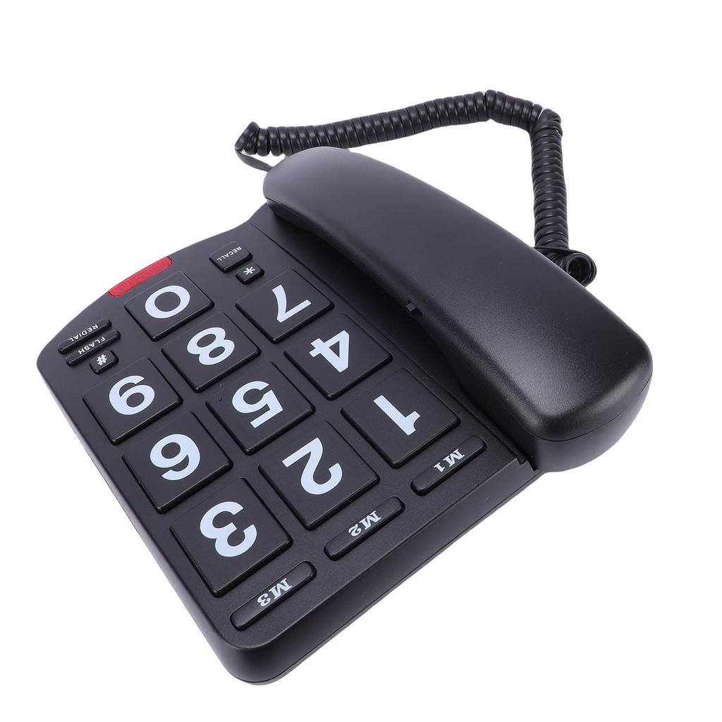 Large Keys Corded Phone   Speed   Landline Phone with 110dB Loud   Flashing Indicator   Function for Seniors