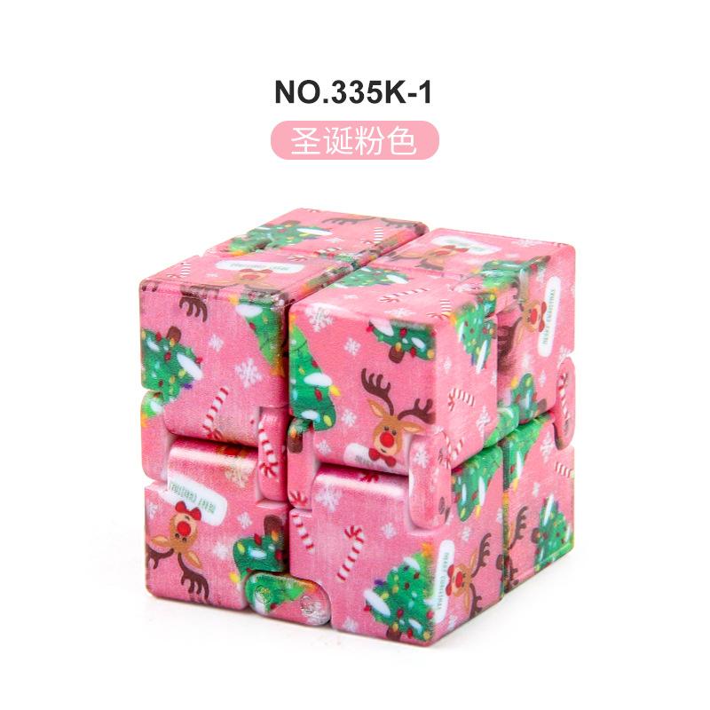New Strange Decompression Infinite Rubik'S Cube Christmas Halloween Rubik'S Cube Toy, Pocket Flip 10 Finger Rubik'S Cube