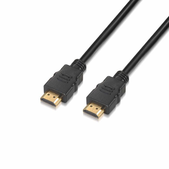 Câble HDMI 2.0 - AISENS - A120-0118 - Haute Vitesse - 0.5 m - Ultra HD 4K - Noir