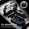 AAAQP1 Car Sun Visor Glasses Holder Scratch Resistant Glasses Storage Case For BMW Performance 1 3 5 7 Series M E93 F20 iX1 iX2 iX3 iX5