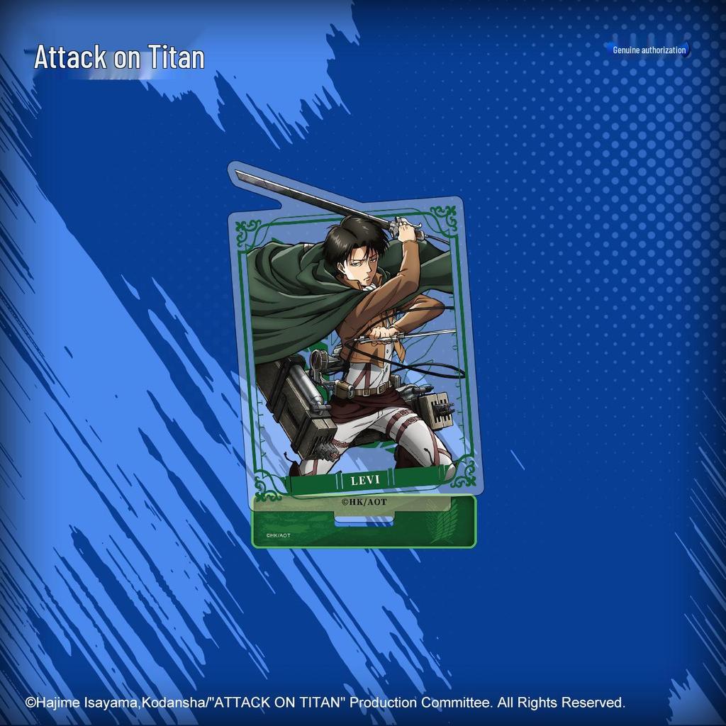 Attack on Titan Acrylic Character Standee - Levi, Mikasa, Eren In-Stock