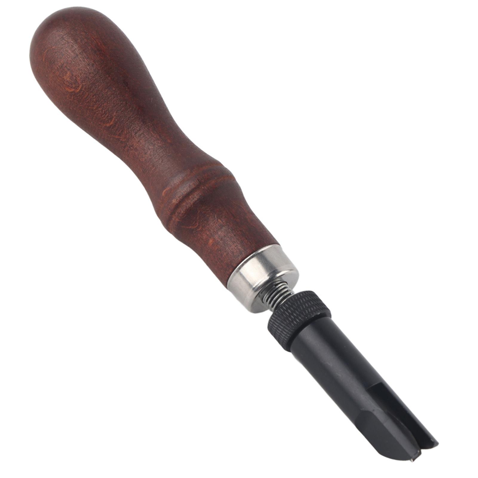 

Leather V Shape Slot Groover American Type Leather Processing Groover Telescopic Tool