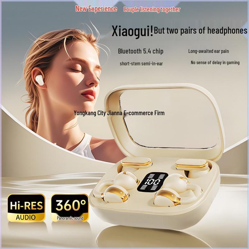 Bluetooth Twin Earphones with HD Display and Long Battery Life