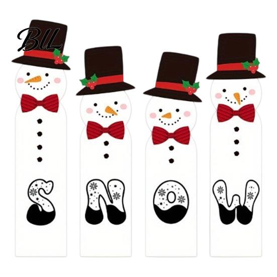 Winter Holiday Party Supplies Wooden Christmas Tiered Tray Decor, Santa Reindeer Snowman Figurines Small Tabletop Decor for Decorations And