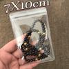 10/100pcs Transparent Thicken PVC Jewelry Package Bags Anti-Oxidation Organizer Display Packaging Storage Self Sealing Pouches