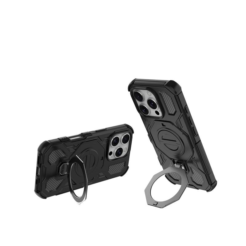 Magnetic Armor Case For iphone 16 Pro Cases For iphone 16 Pro 16e iphone 16 Pro Max Cover Magsafe Wireless Charging Phone Cover