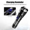 5000LM Super USB Rechargeable Flashlight Ultra Powerful LED Torch Zoomable Strong Lamp Waterproof Emergency Camping Fishing